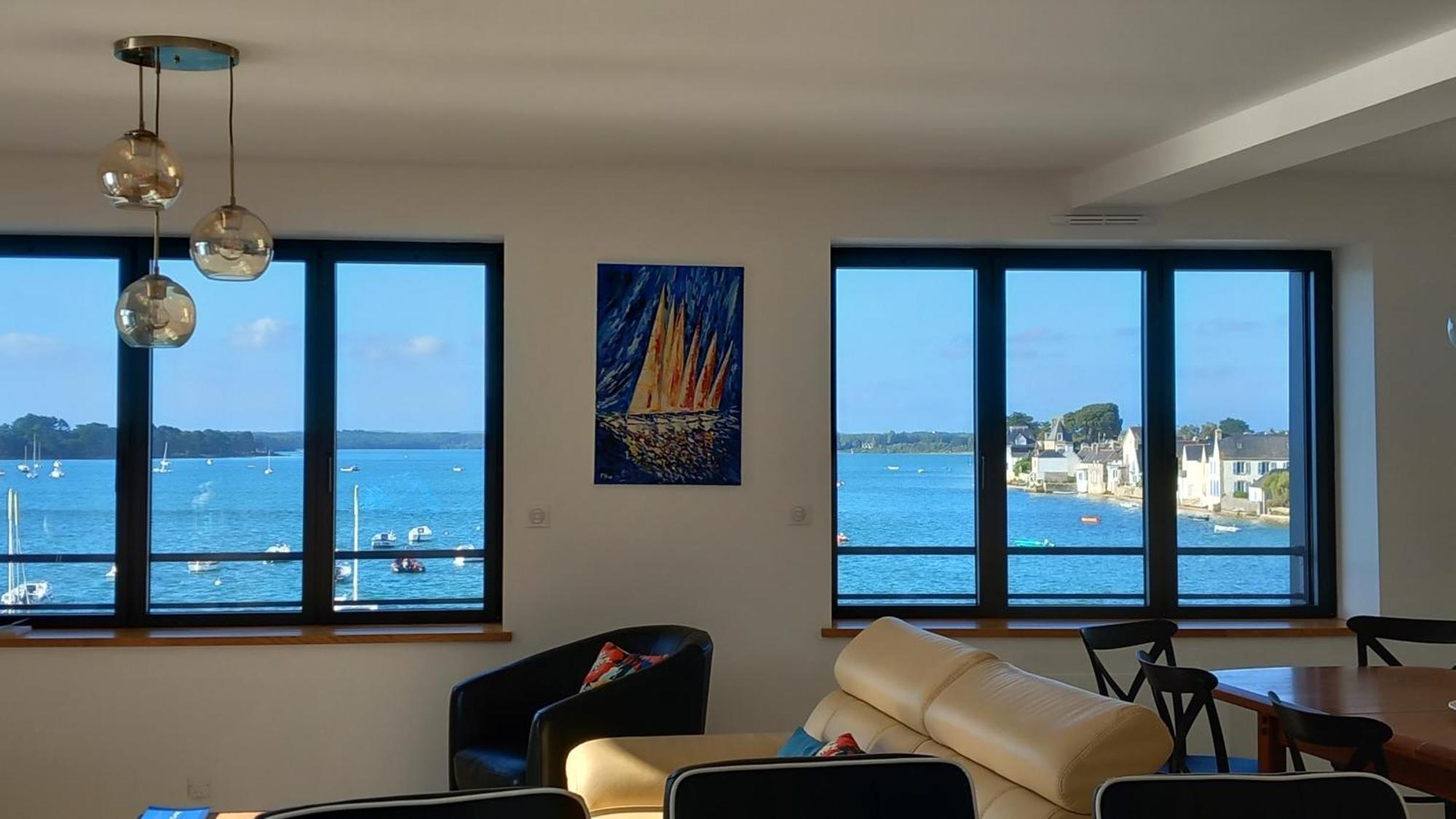 Appartement Vue Sur La Mer A L'Ile Tudy ! Екстериор снимка
